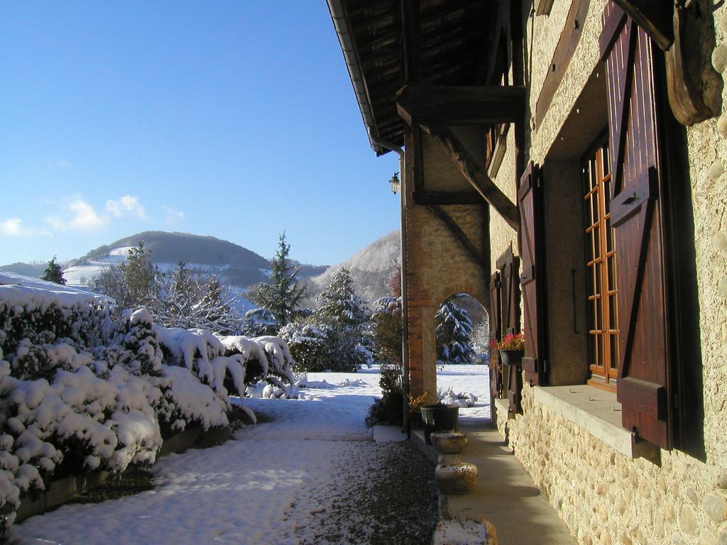 Gites De La Croisee Des Chemins - Piscine Chauffee - Spa, Hammam Et Sauna Izeaux Ngoại thất bức ảnh